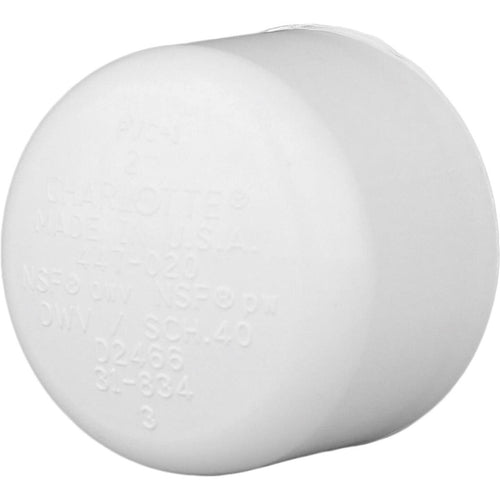 Charlotte Pipe 1/2 In. Schedule 40 Pressure Slip PVC Cap