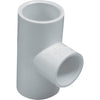 Charlotte Pipe 3/4 In. A x 3/4 In. B x 1 In. C Schedule 40 Pressure Reducing PVC Tee