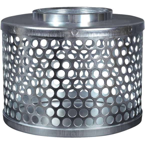 Apache 2 In. ID Plated Steel Suction Hose Strainer