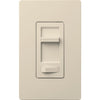 Lutron Lumea Incandescent/Halogen/LED/CFL Light Almond Slide Dimmer Switch