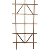 Panacea 48 In. Brown Wood Ladder Trellis