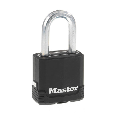 Master Lock Laminated Padlock 1-7/8in (48mm) Wide Magnum® Covered Laminated Steel Padlock (1-7/8)