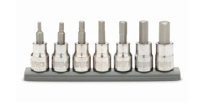 Master Mechanic Metric Hex Bit Set (7 PC)