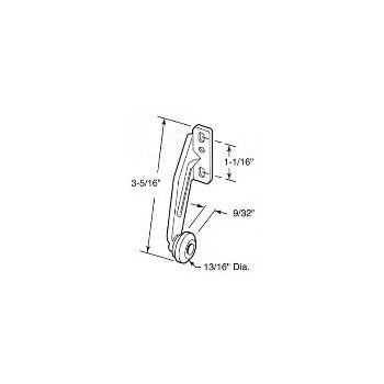 PrimeLine/SlideCo R7148 Drawr Rlr Back Mt Nylon