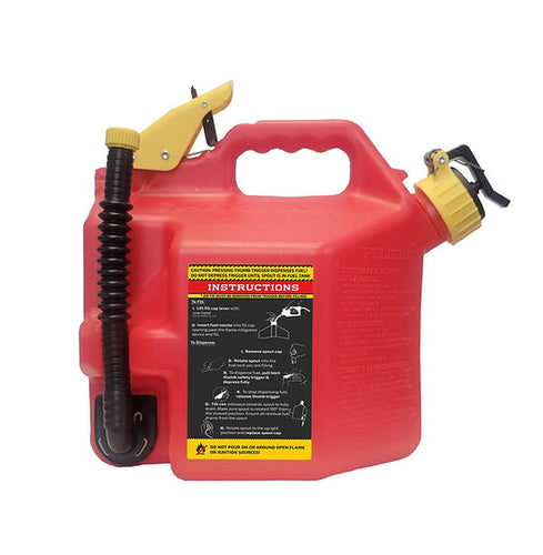 SureCan 2+ Gallon Gasoline Type II Safety Can, Red