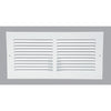 Home Impressions 6 In. x 14 In. Stamped Steel Return Air Grille