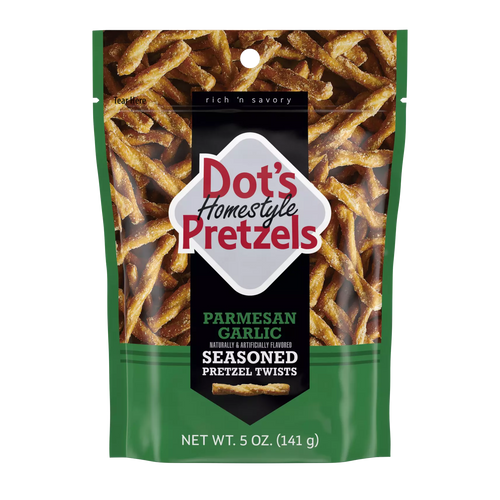 Hershey Dot's Homestyle Pretzels Parmesan Garlic Seasoned Pretzel Twists