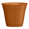Riverland Planter With Saucer, Light Terra Cotta Resin, 8-In.