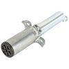 Trailer End Connector, 7-Way Round Pin