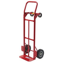 Milwaukee Hand Trucks Convertible Truck with 8″ Solid Puncture Proof Tires