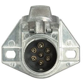 Vehicle End Connector, 7-Way Round Pin