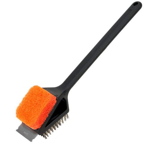 Mr. Bar-B-Q Dual Head Grill Brush with Scrub Pad
