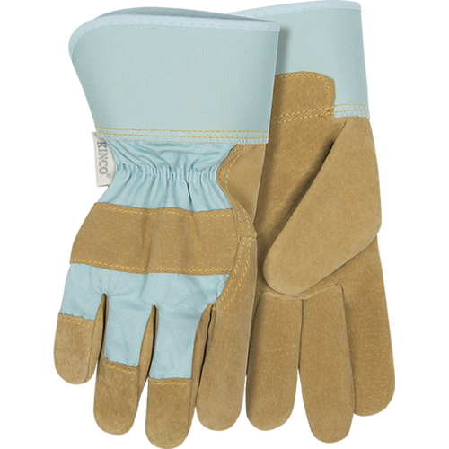 Kinco Women's Suede Pigskin Palm with Safety Cuff
