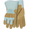 Kinco Women's Suede Pigskin Palm with Safety Cuff