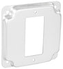 Southwire Square Industrial Surface Cover GFCI Stainless Steel