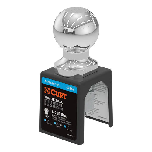 Curt Trailer Ball Chrome