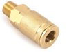 Forney Industries Tru-Flate Style Coupler, 1/4 in x 1/4 in MNPT