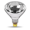 Feit Electric 250W Clear Incandescent BR40 Dimmable Heat Lamp Reflector