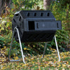 FCMP Outdoor IM4000 43 Gallon Dual Chamber Tumbling Composter