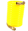 Forney Recoil Air Hose, Yellow, 1/4 in x 12ft