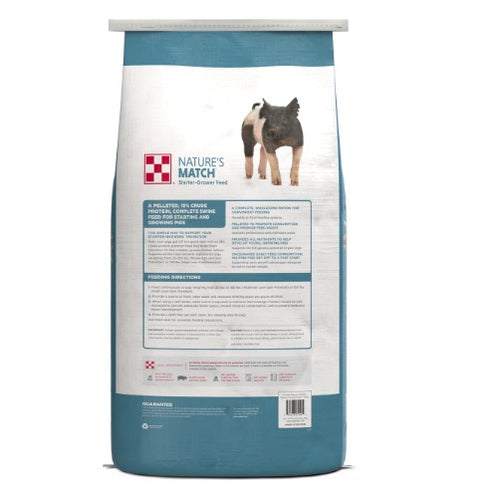 Purina Nature’s Match® Starter-Grower Swine Feed