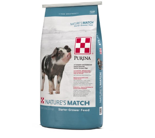 Purina Nature’s Match® Starter-Grower Swine Feed