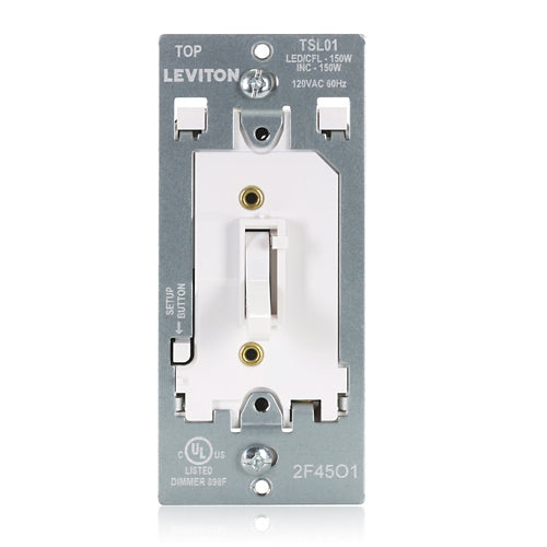 Leviton Toggle Slide Dimmer Switch for Dimmable LED, CFL, and Incandescent Lighting