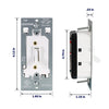 Leviton Toggle Slide Dimmer Switch for Dimmable LED, CFL, and Incandescent Lighting