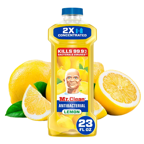 Mr. Clean Antibacterial All Purpose Cleaner, Cleaning Liquid, Lemon