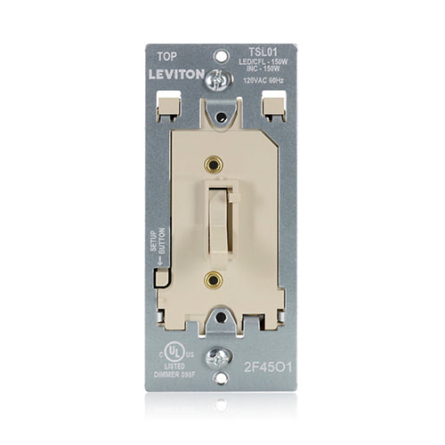 Leviton Toggle Slide Dimmer Switch for Dimmable LED, CFL, and Incandescent Lighting