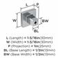 Amerock MONUMENT Cabinet Knob