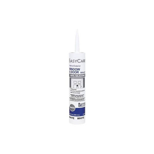 EasyCare 9.8 Oz. White Window & Door Silicone Caulk