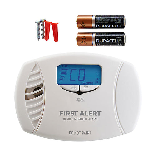 First Alert Plug-In Carbon Monoxide Alarm with Battery Backup & Digital Display