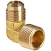 Anderson Metals Tube Fitting Brass 90 Degree Elbow Flare x MPT