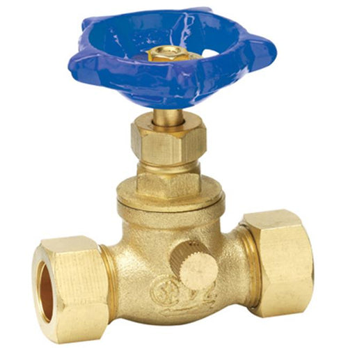Homewerks Compression Brass Stop Valve