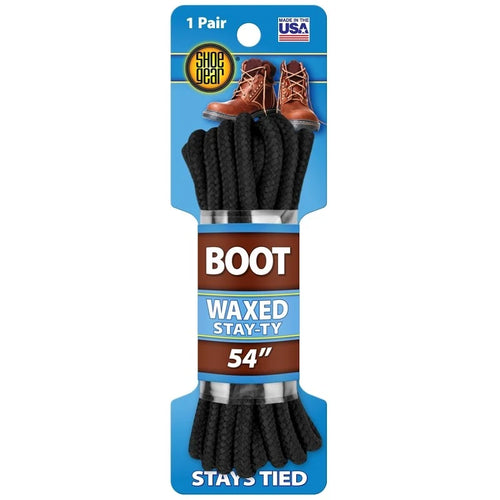 Shoe Gear Waxed 54 In. Round Boot Laces