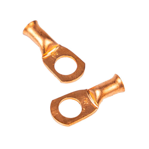 Forney Lug for Number 8 Cable, 3/8 in Stud, Premium Copper