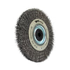 Forney Industries Command PRO Wire Wheel, Crimped, 6 in x .014 in x 1/2 in - 5/8 in