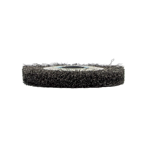 Forney Industries Command PRO Wire Wheel, Crimped, 6 in x .014 in x 1/2 in - 5/8 in