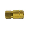 Forney Industries Tru-Flate Style Coupler, 1/4 in x 3/8 in FNPT