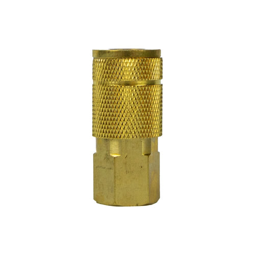 Forney Industries Tru-Flate Style Coupler, 1/4 in x 3/8 in FNPT