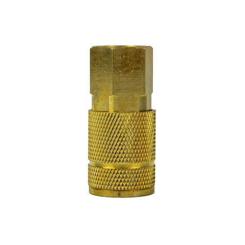 Forney Industries Tru-Flate Style Coupler, 1/4 in x 3/8 in FNPT