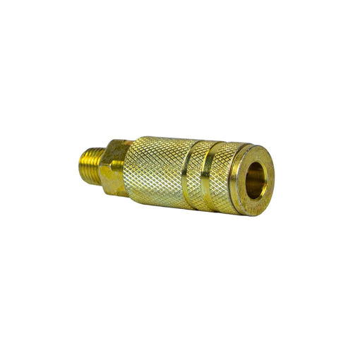 Forney Industries Lincoln Style Coupler, 1/4 in x 1/4 in MNPT