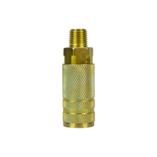 Forney Industries Lincoln Style Coupler, 1/4 in x 1/4 in MNPT
