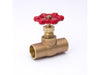 Mueller Industries Brass 3/4-in SWT x 3/4-in SWT Stop Valve - Lead-Free
