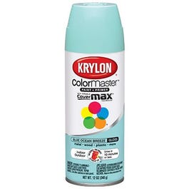 Colormaster Spray Paint, Indoor/Outdoor Use, Gloss Blue Ocean Breeze, 12-oz.
