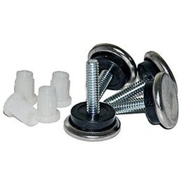 TruGuard Adjustable Cushioned Furniture Leveling Glides