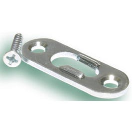 Keyhole Hanger, Heavy Duty, Bright Steel, 2-Pk.