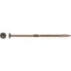 Big Timber #10 x 4 In. Yellow Zinc Flat Head Wood Screw (240 Ct., 5 Lb.)