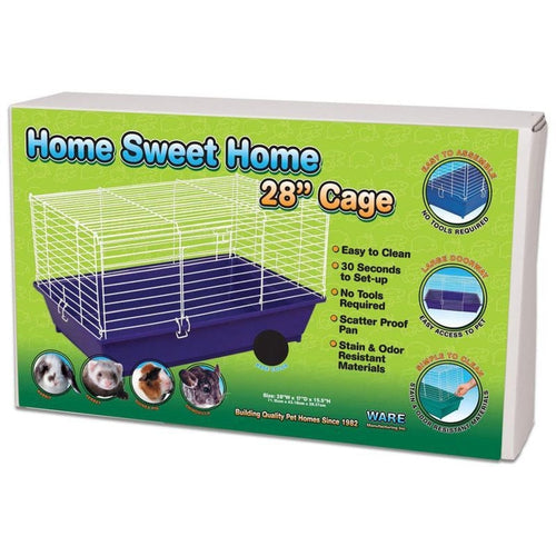 Ware Home Sweet Home Small Animal Cage (24 INCH, ASSORTED)